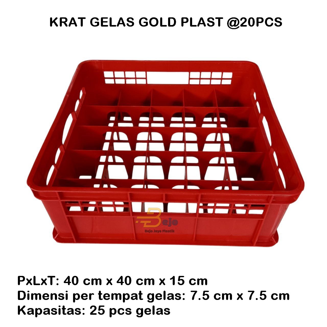 KRAT GELAS MERAH bjp