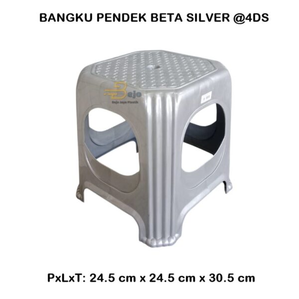 BANGKU PENDEK BETA SILVER TANTOS bjp