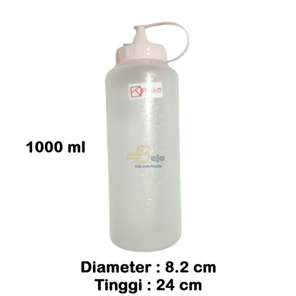 BOTOL KECAP 1000 ml pikko single bjp