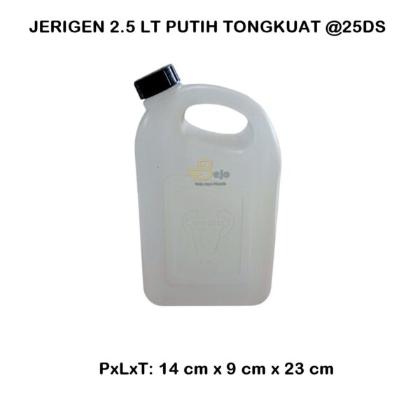 jerigen 2.5 lt tongkuat BJP