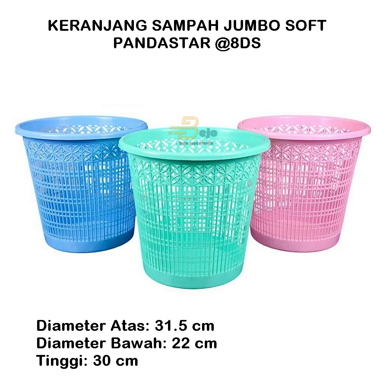 keranjang sampah jumbo soft panda bjp