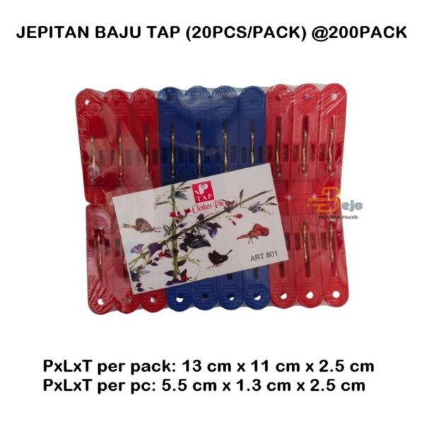 Jepit Baju TAP