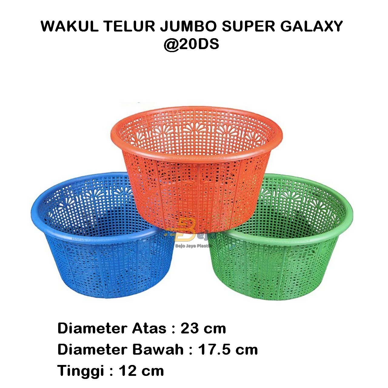 WAKUL TELUR JUMBO SUPER GALAXY PLAST