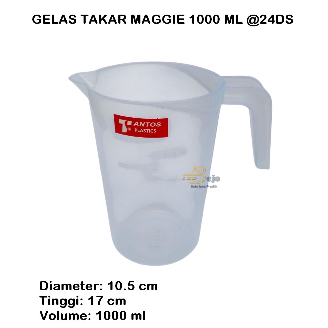 GELAS TAKAR 1000 ML MAGGIE TANTOS