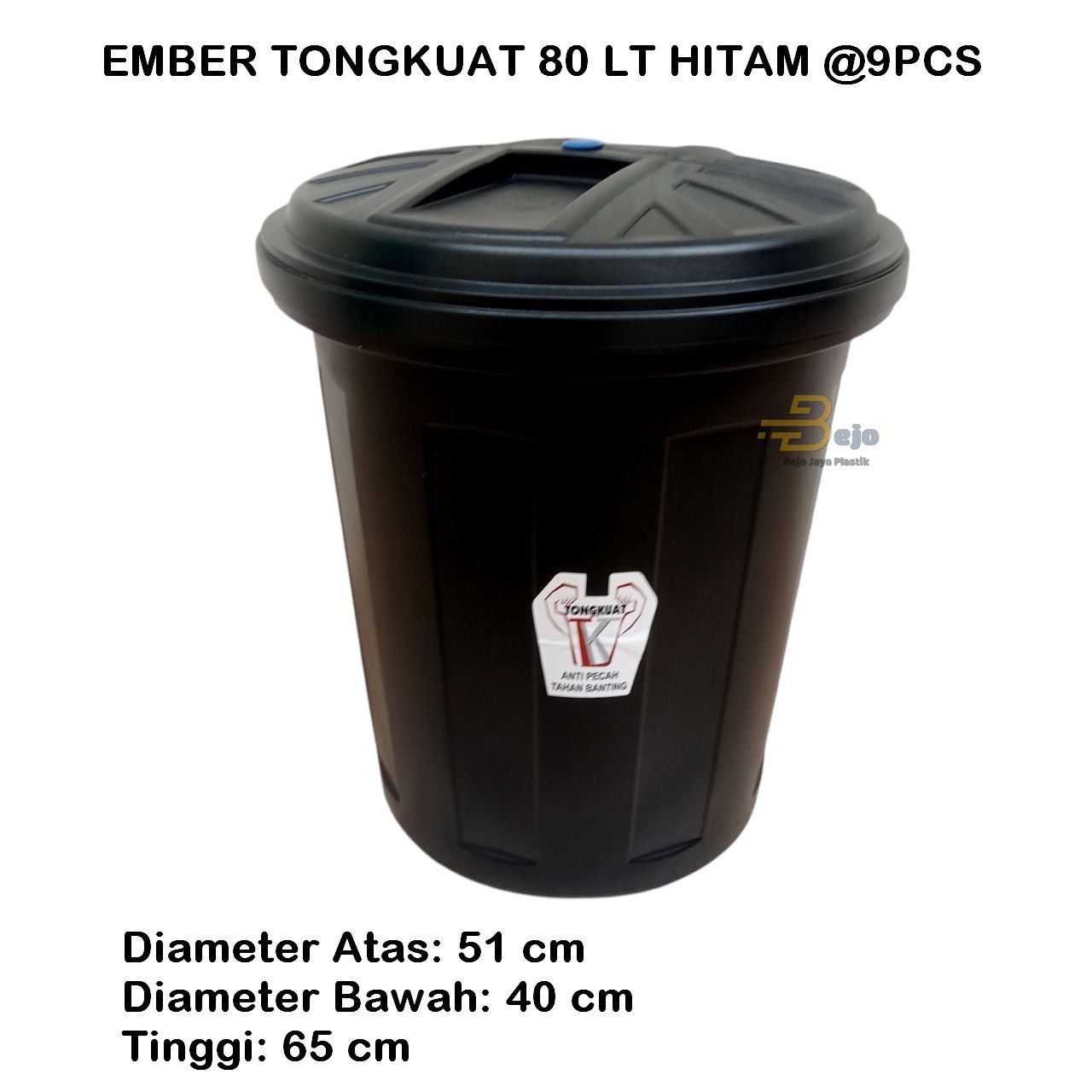 ember 80 lt hitam tongkuat