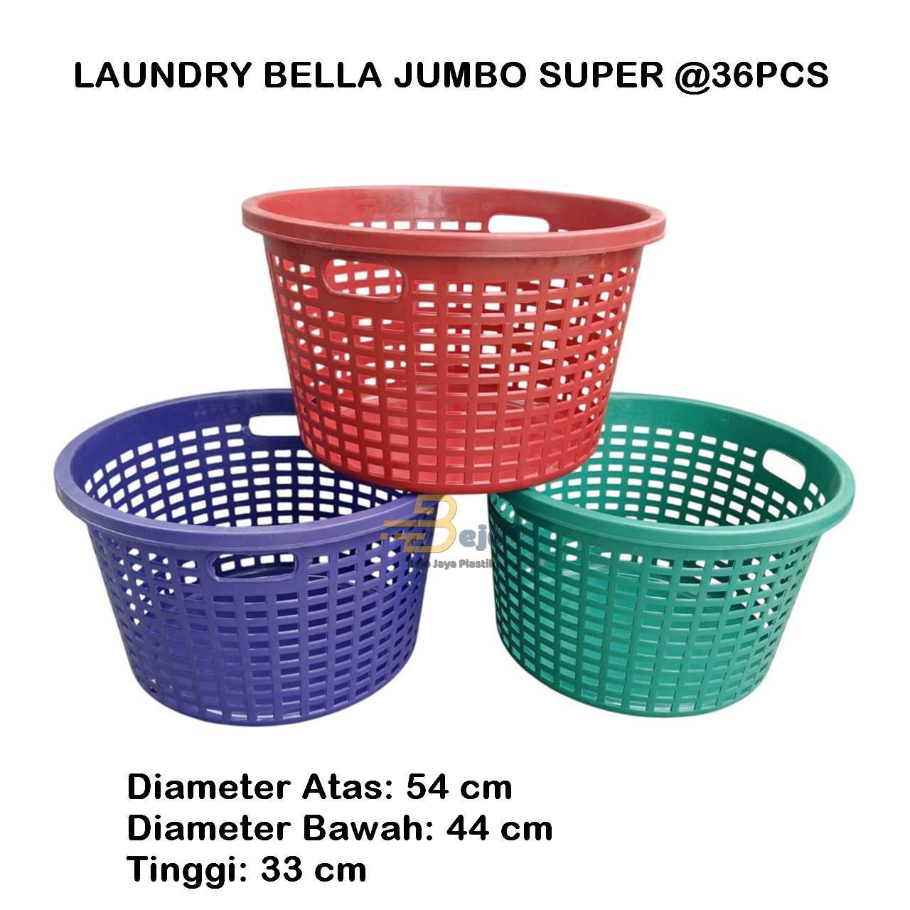 Keranjang laundry bella jumbo super