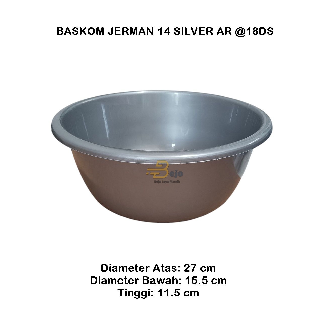 BASKOM JERMAN 14 ABU METALIK BEJOJAYAPLASTIK