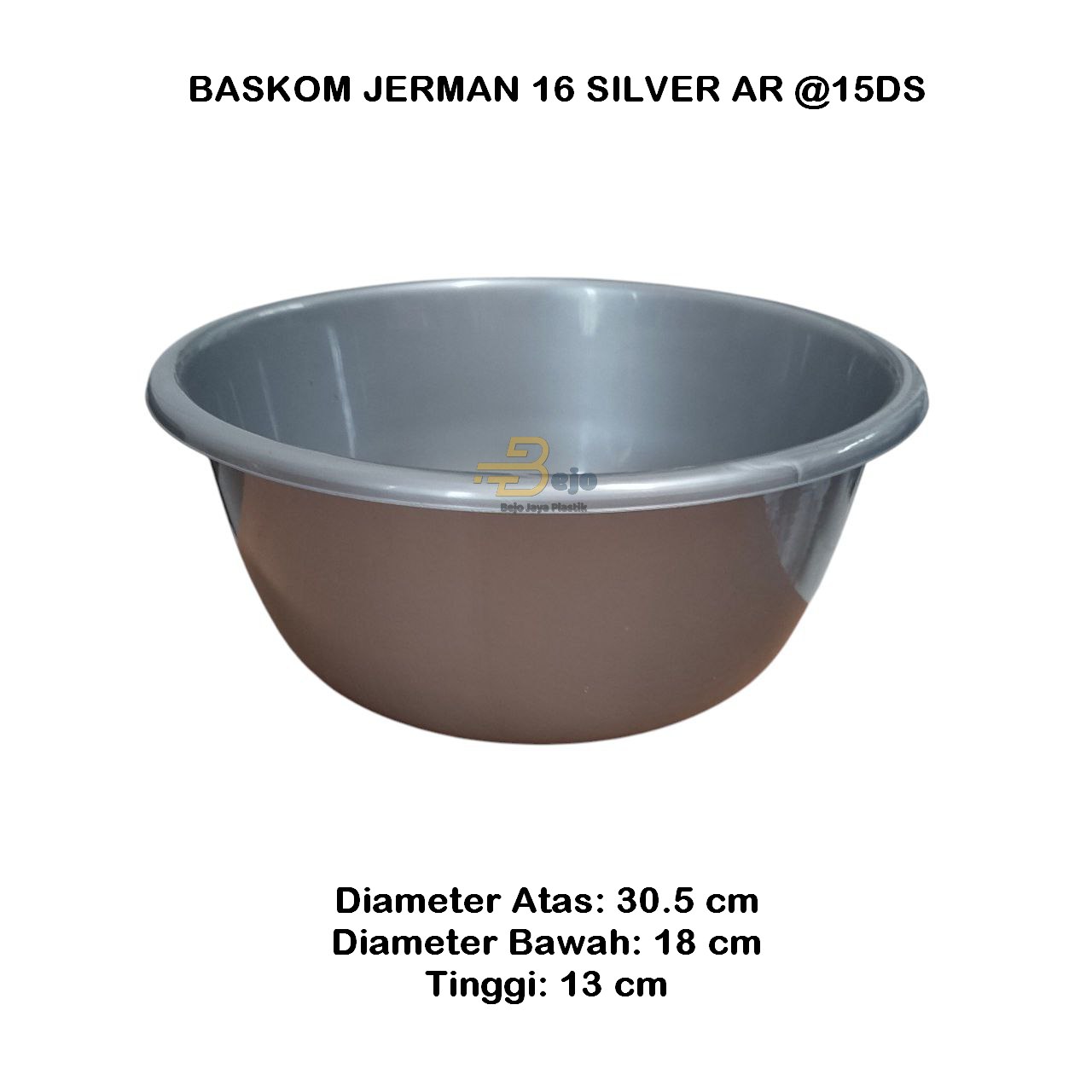 BASKOM JERMAN 16 ABU METALIK AR BEJOJAYAPLASTIK