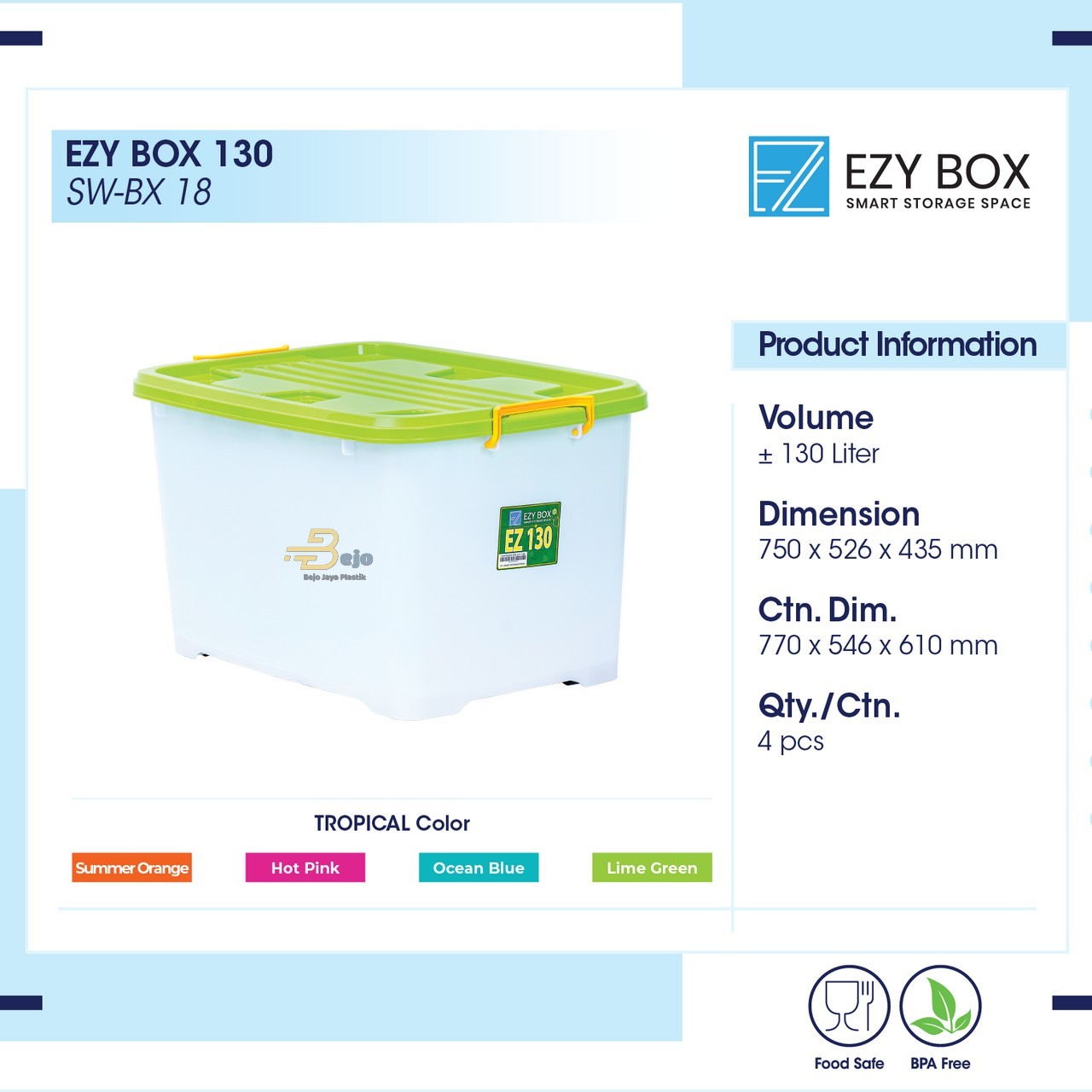 EZY BOX 130 BEJO JAYA PLASTIK