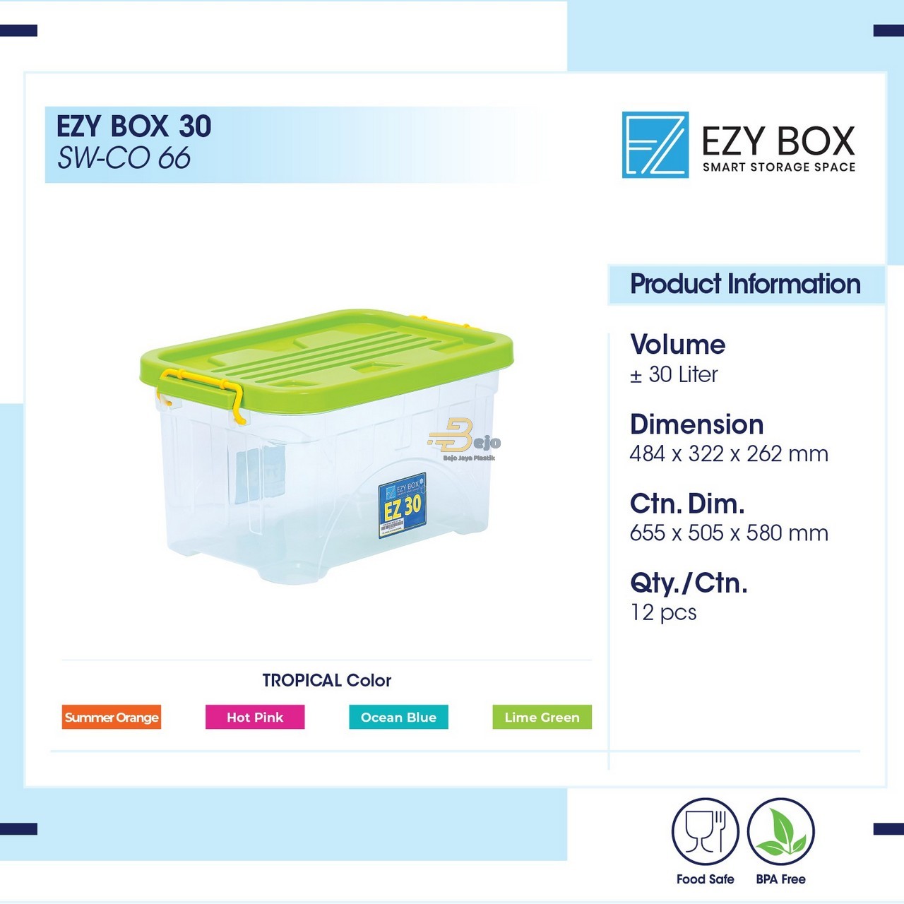 EZY BOX 30 BEJO JAYA PLASTIK