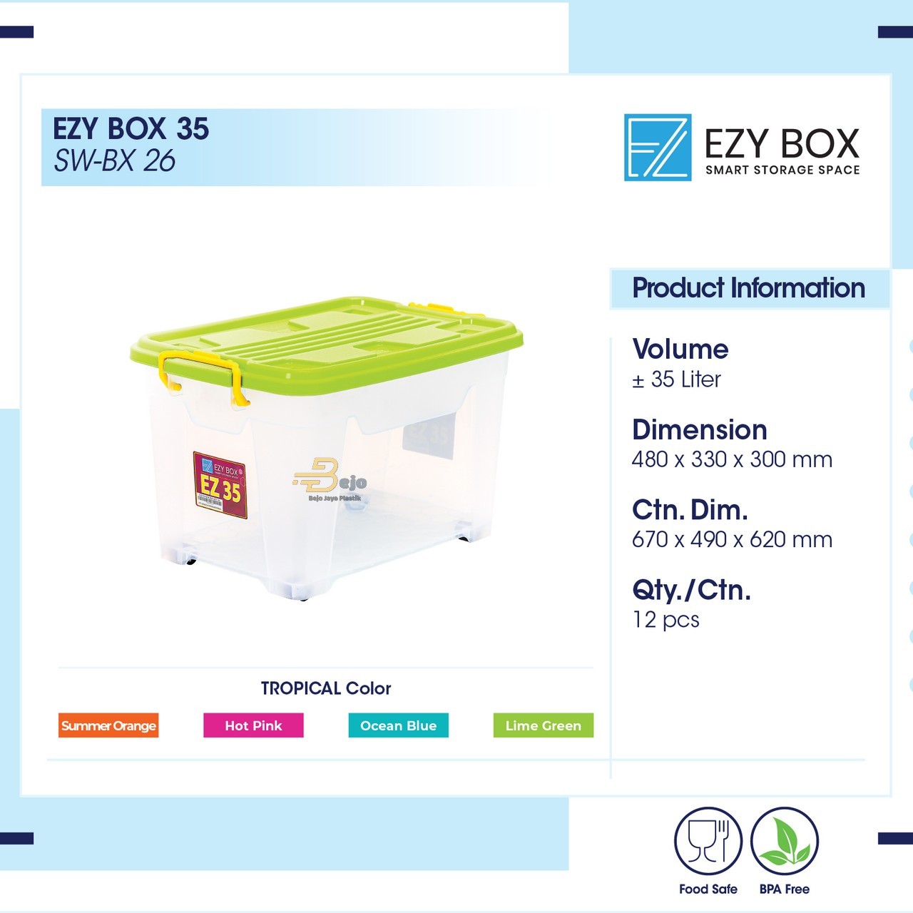 EZY BOX 35 BEJO JAYA PLASTIK