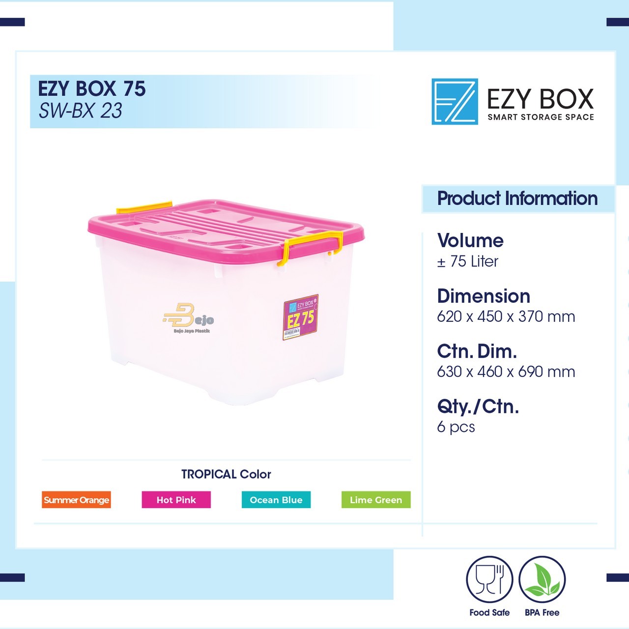 EZY BOX 75 BEJO JAYA PLASTIK