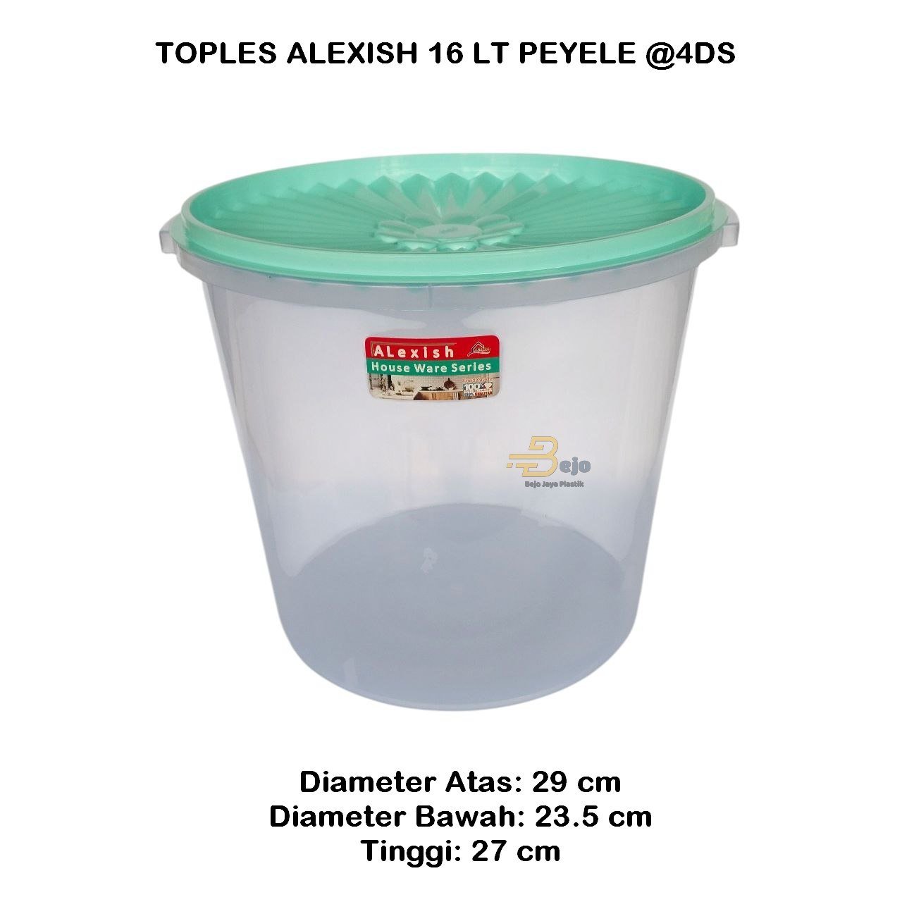 TOPLES ALEXISH 16 LT PEYELE BEJOJAYAPLASTIK