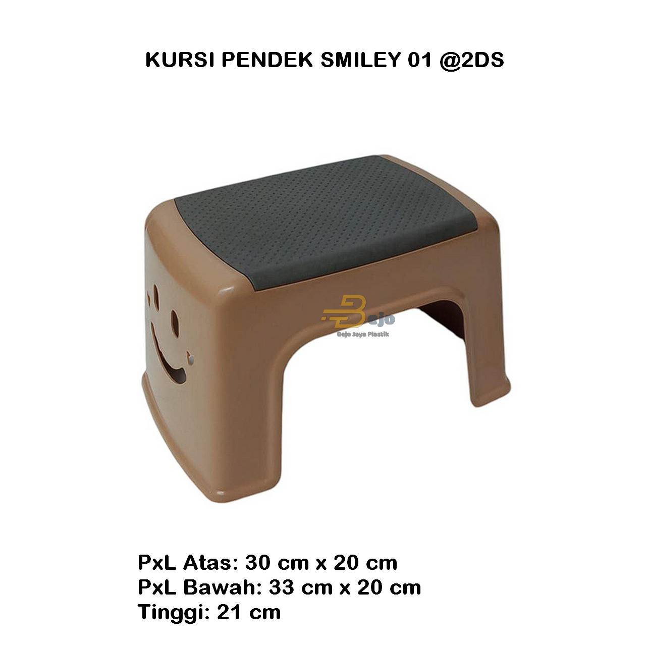 bangku pendek smiley maxima bejo jaya plastik