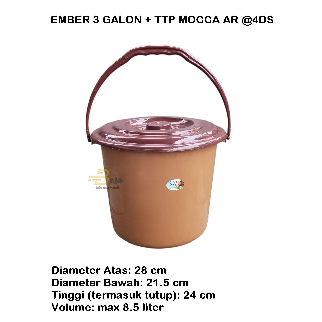 ember 3 galon moca ar bejo jaya plastik