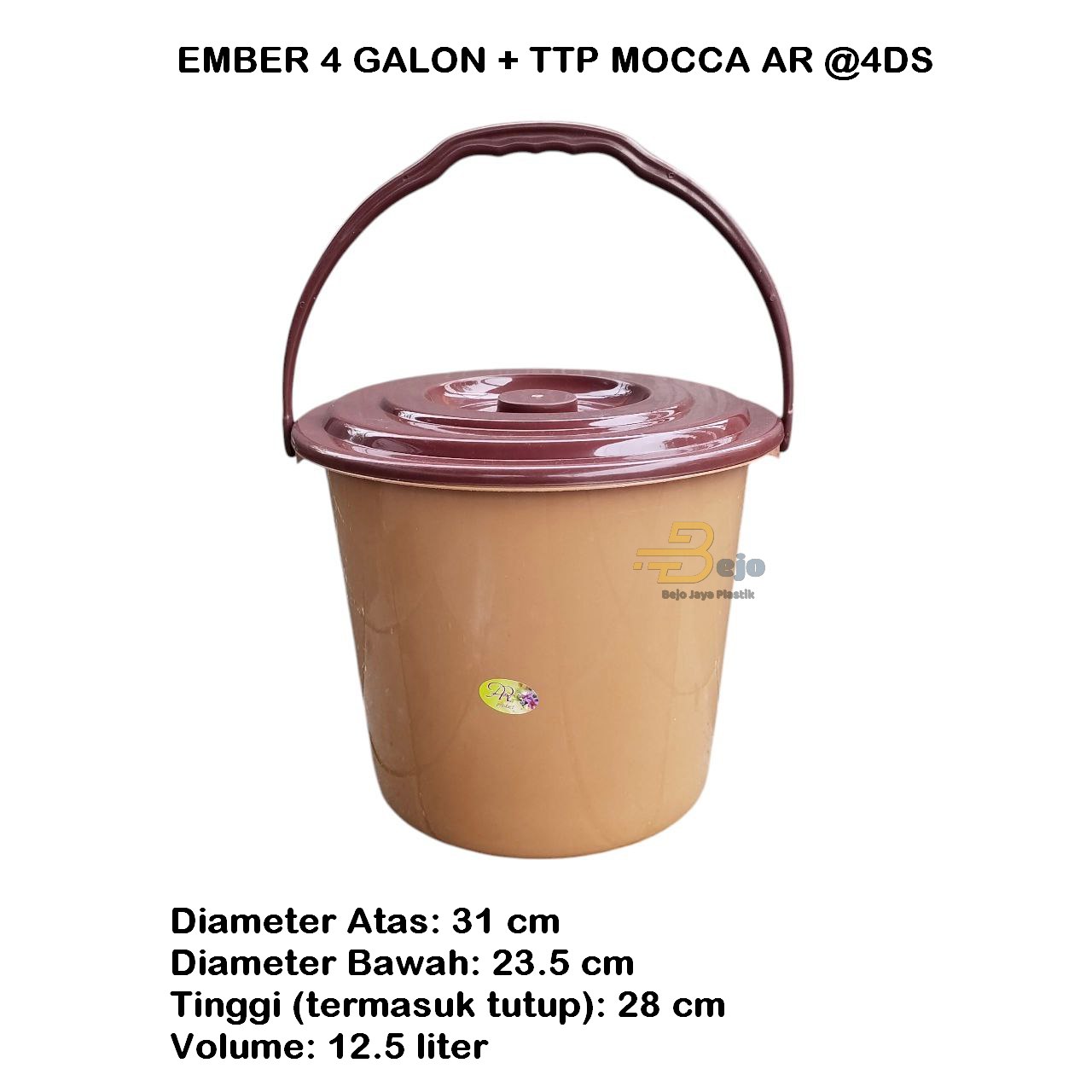 ember 4 galon mocca ar bejo jaya plastik