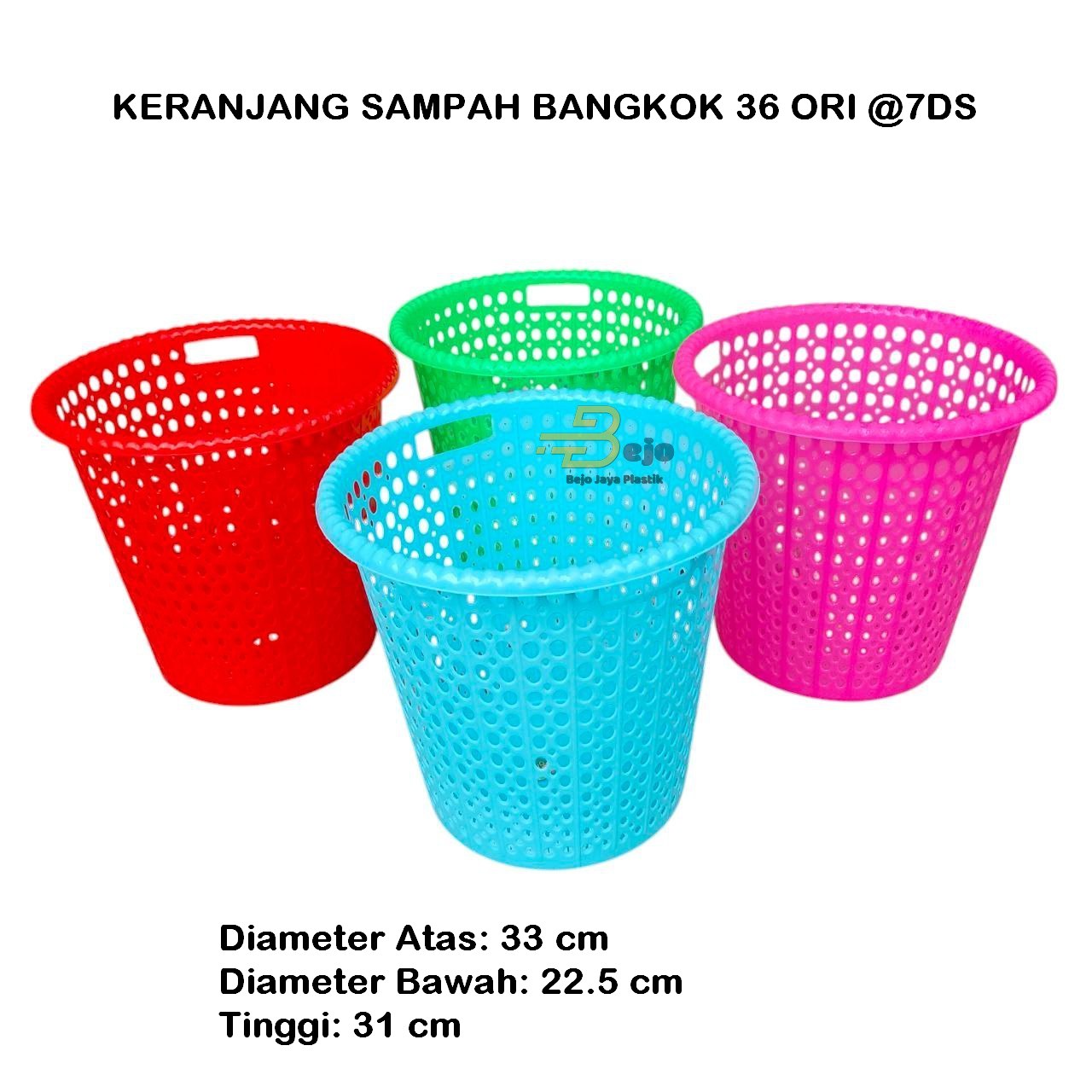 Keranjang Sampah Bangkok 36 Ori Eriko bjp
