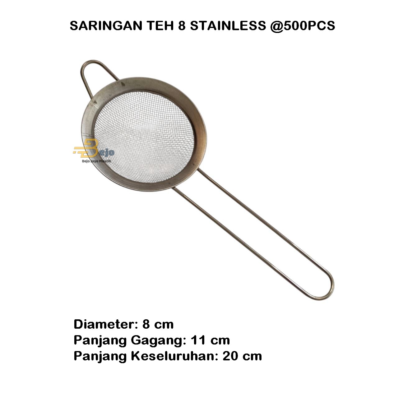 SARINGAN TEH 8 STAINLESS bjp